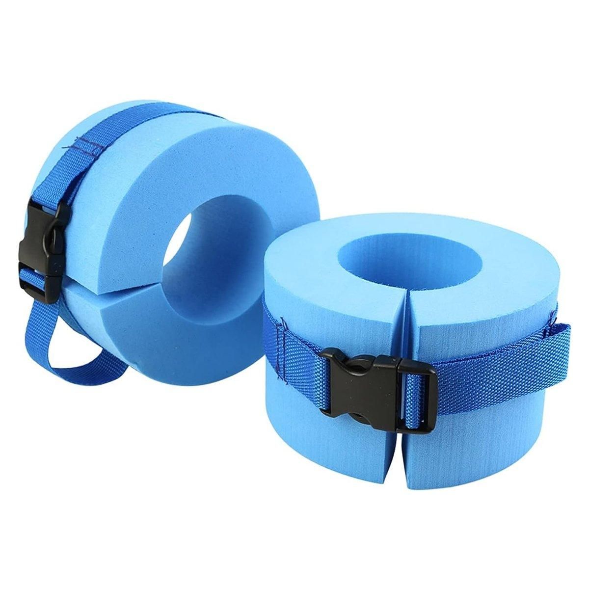 Premium EVA Swimming Buoyancy Float Rings – Blue 2 Pack