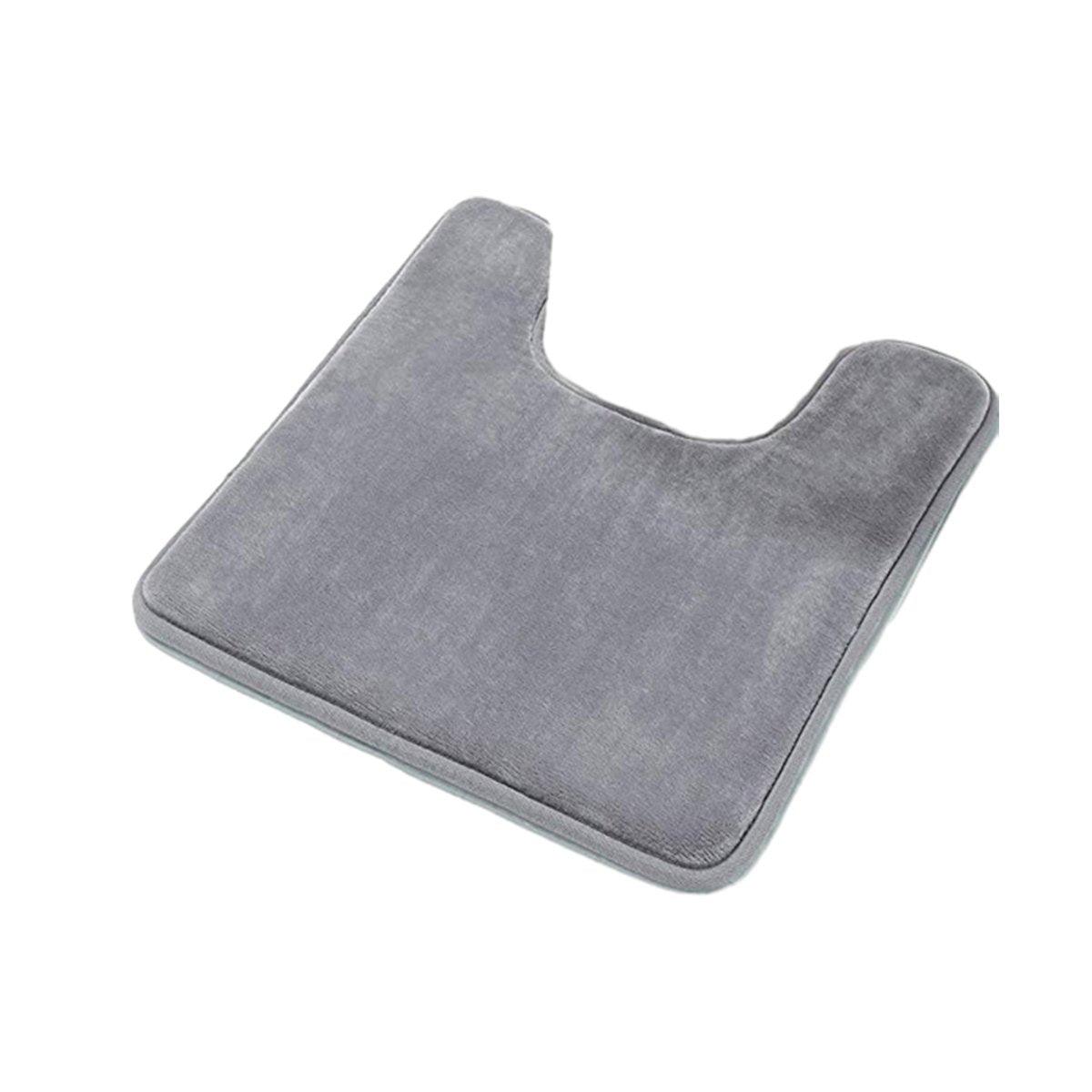 Premium Water Absorbent Memory Foam Floor Mat – Silver Grey