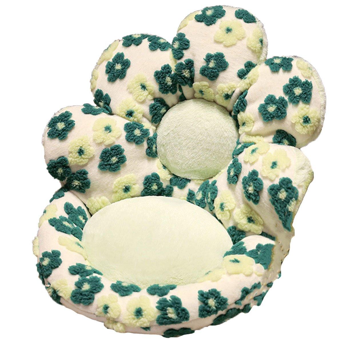 Flower Shaped Soft Seat Cushion - Cute Design for Home and Office, Green - SuperSaverAU - view 8