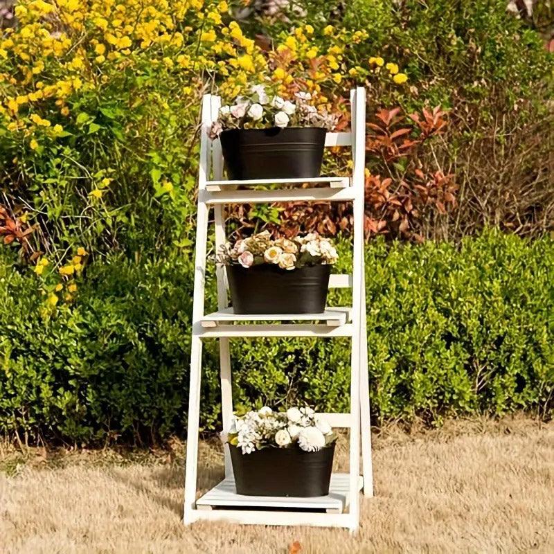 Premium Double Hook Hanging Planter Baskets – Black 3 Pack