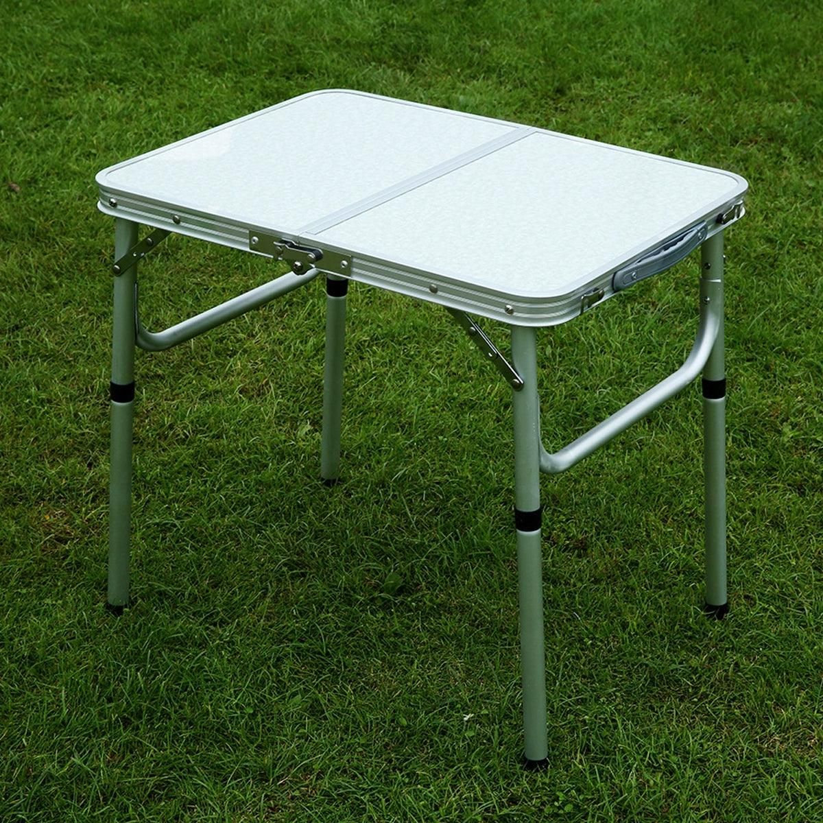 Premium Portable Folding Camping Table Adjustable Height Aluminium Outdoor Picnic Desk