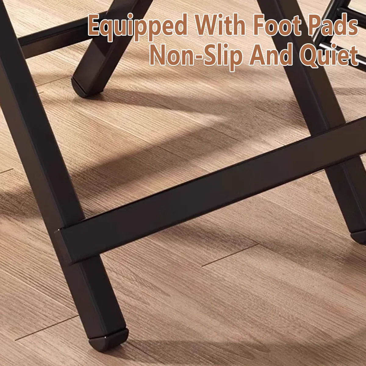 Premium 60x60cm Folding Dining Table Dark Woodgrain Compact Space Saving