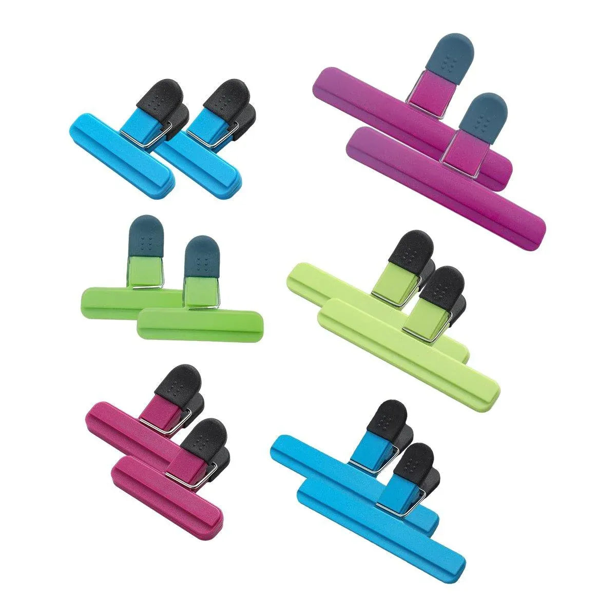 Premium Plastic Food Storage Sealing Clips – 12 Pack