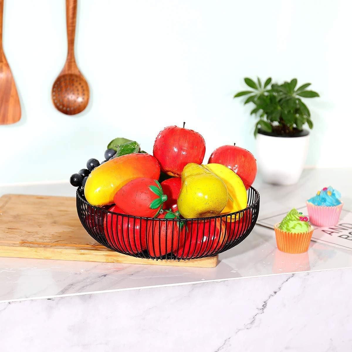Premium Black Wire Fruit & Vegetable Storage Basket