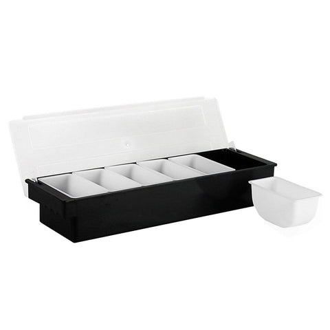 Multi-Grid Fruit Box 6 Compartments 19.5x6.29x3.7in for Fresh Fruit Preservation - SuperSaverAU - view 1