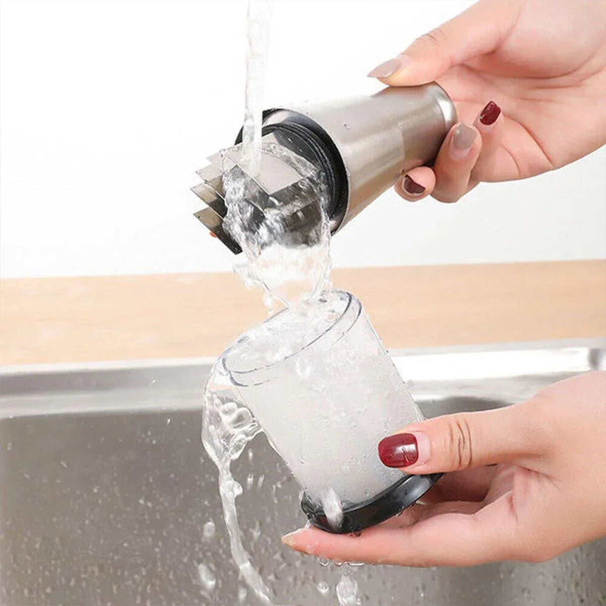 Premium 304 Stainless Steel Manual Garlic Press Crusher
