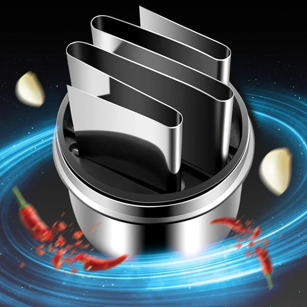Premium 304 Stainless Steel Manual Garlic Press Crusher