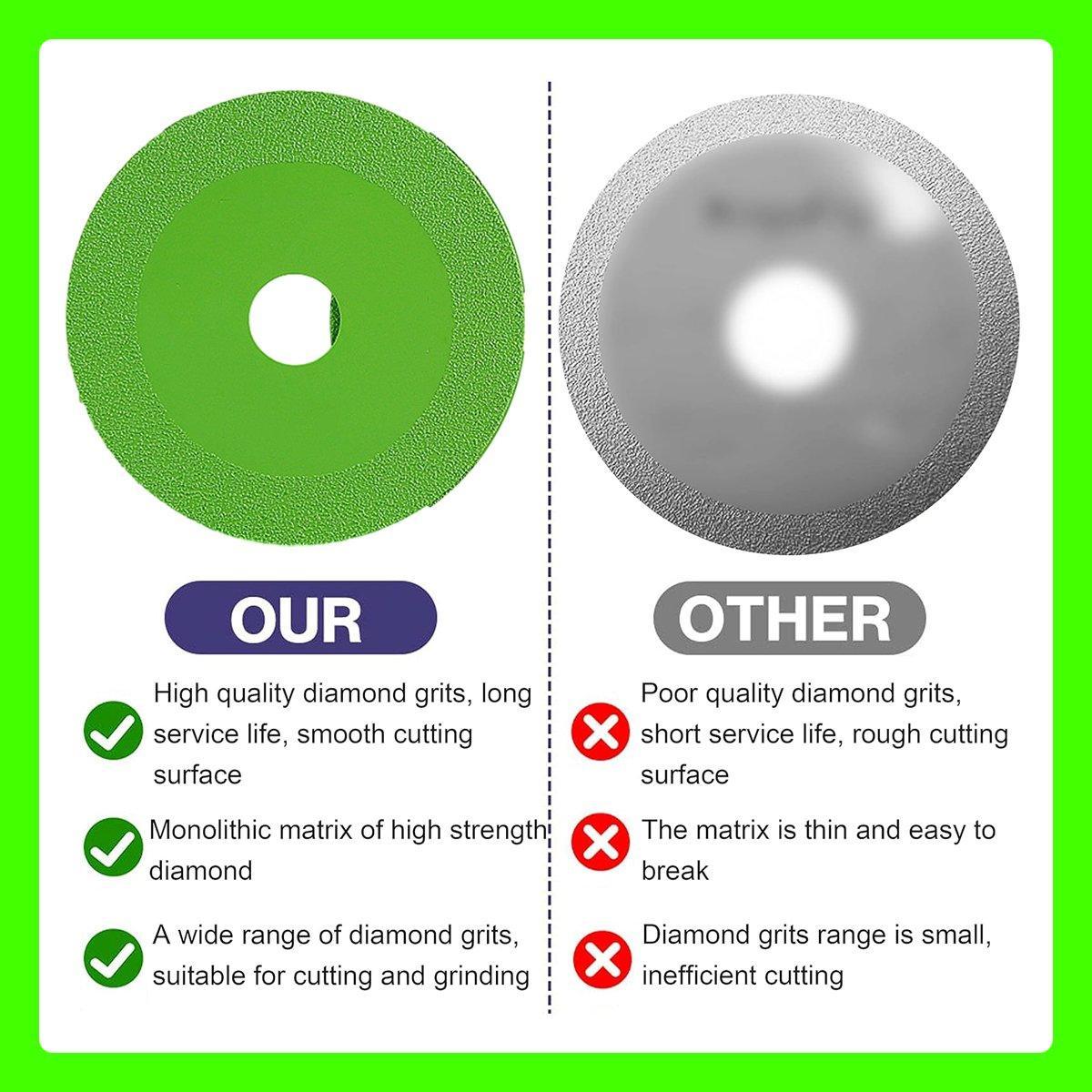 Premium 5 Piece Ultra Thin Diamond Cutting Disc Set - 100mm