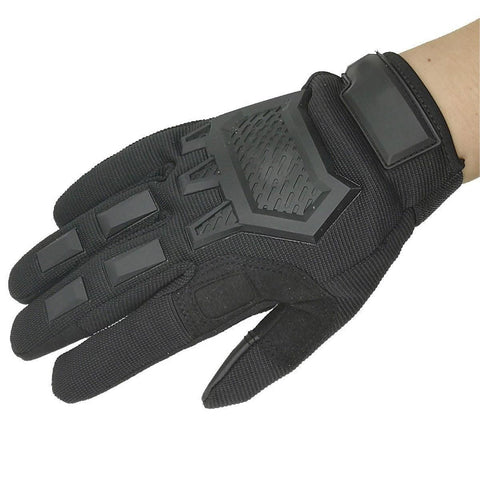 Premium Black XL Tactical Full Finger Touchscreen Outdoor Gloves