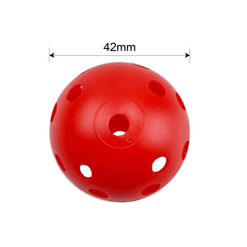 Premium 50PCS Hollow Plastic Golf Practice Balls 41mm - Random Colours