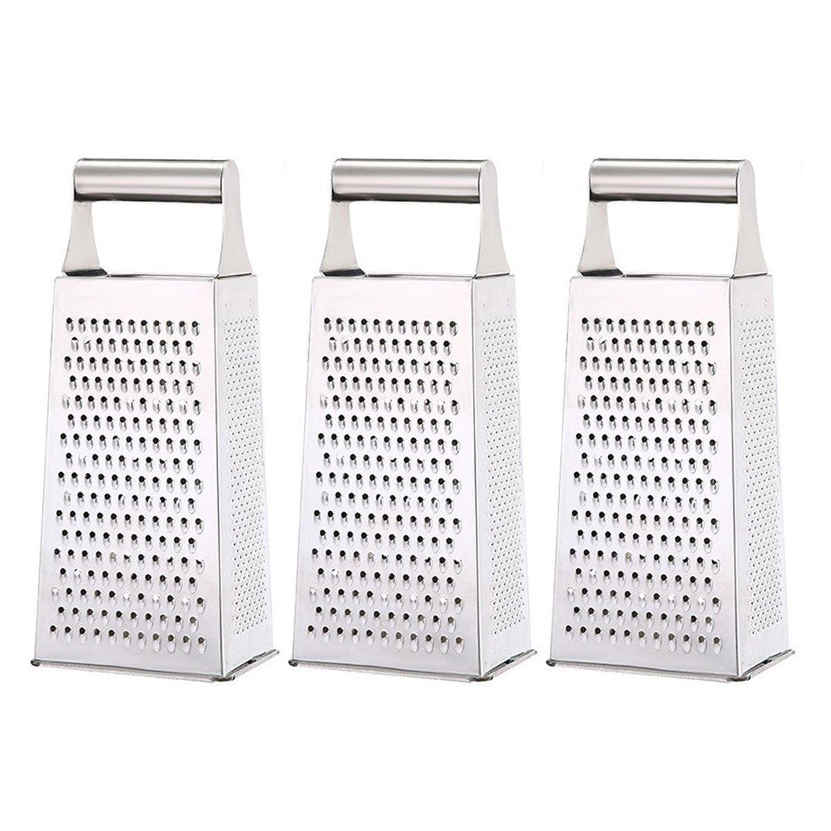 3pcs Stainless Steel Vegetable Shredder Set, Ergonomic Handle, Compact Size 9cm x 7.5cm x 21cm - SuperSaverAU - view 2