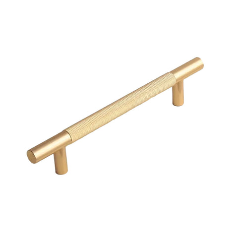 Premium Gold Knurled Copper Cabinet Handle – 320mm