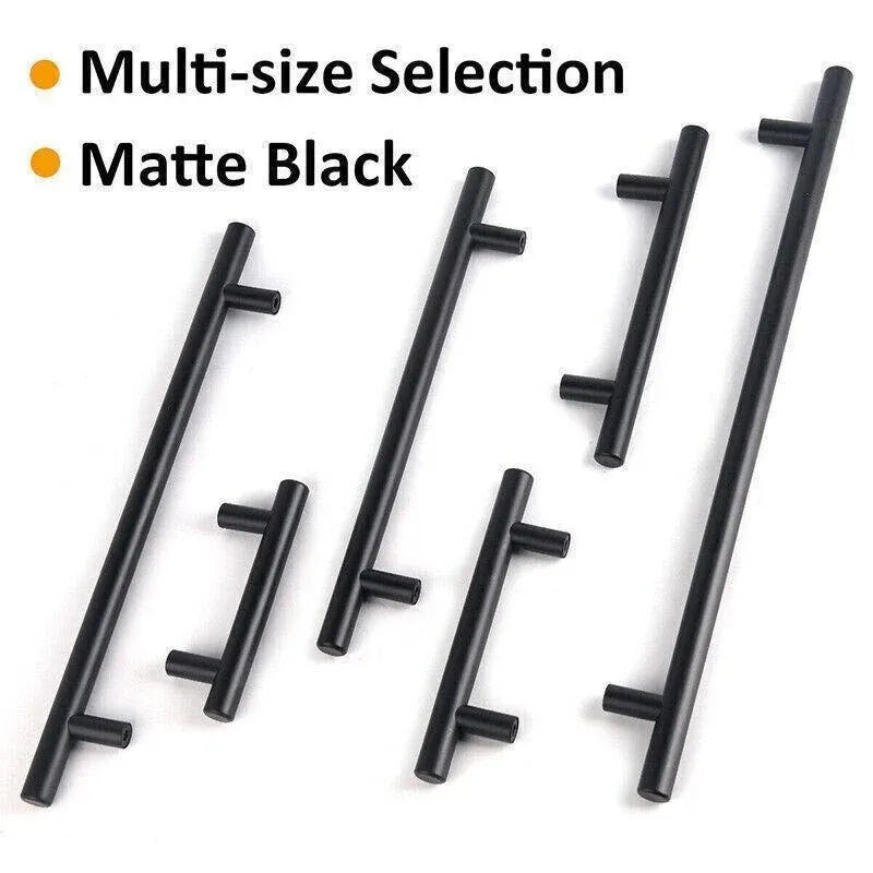 Premium Stainless Steel T Bar Cabinet Handles – Silver 500mm, 5 Pack