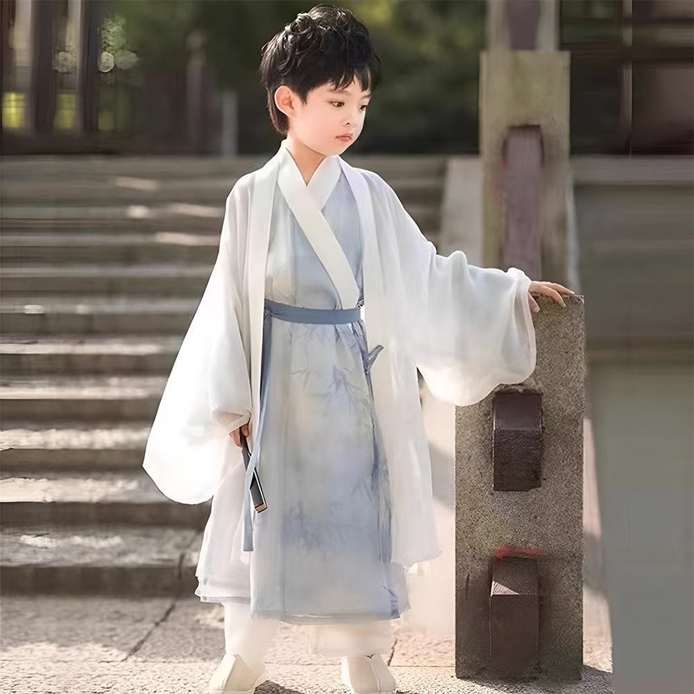 Autumn Hanfu Outfit for Kids - Tang Dynasty Inspired - 140CM - SuperSaverAU - view 4
