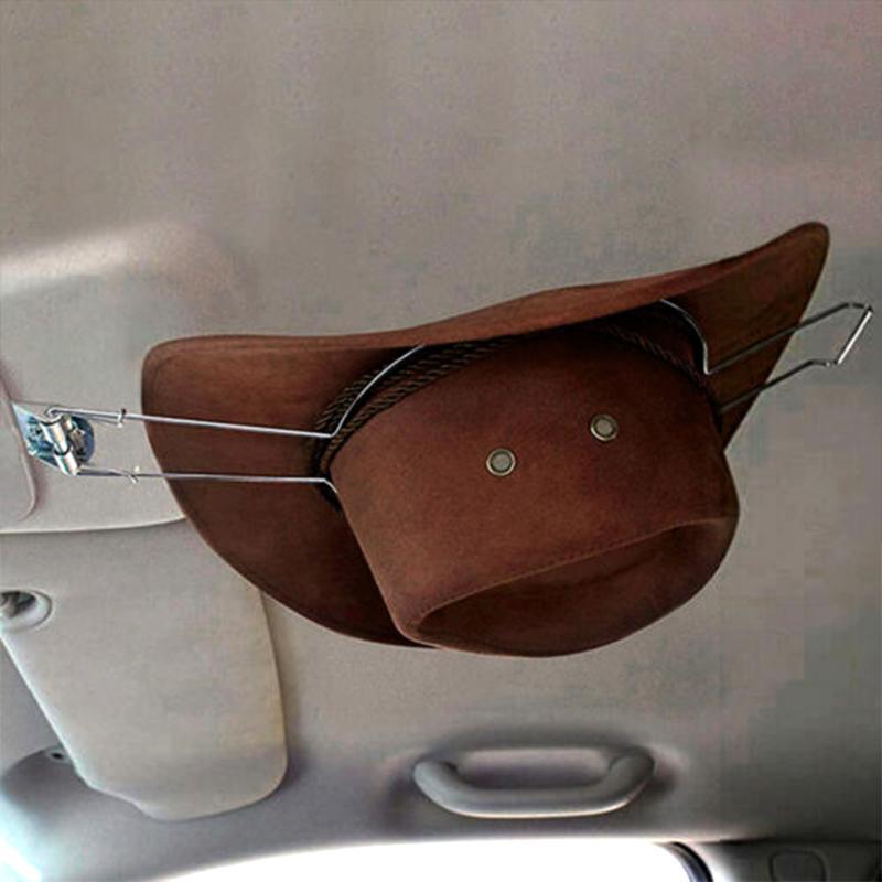 Premium Spring Loaded Car Hat Holder Rack for Akubra and Helmets