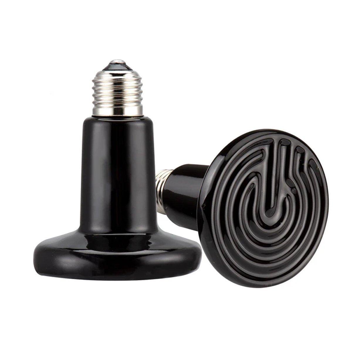 Premium Ceramic Infrared Reptile Heat Lamp Bulbs E27 - 25W 2pcs