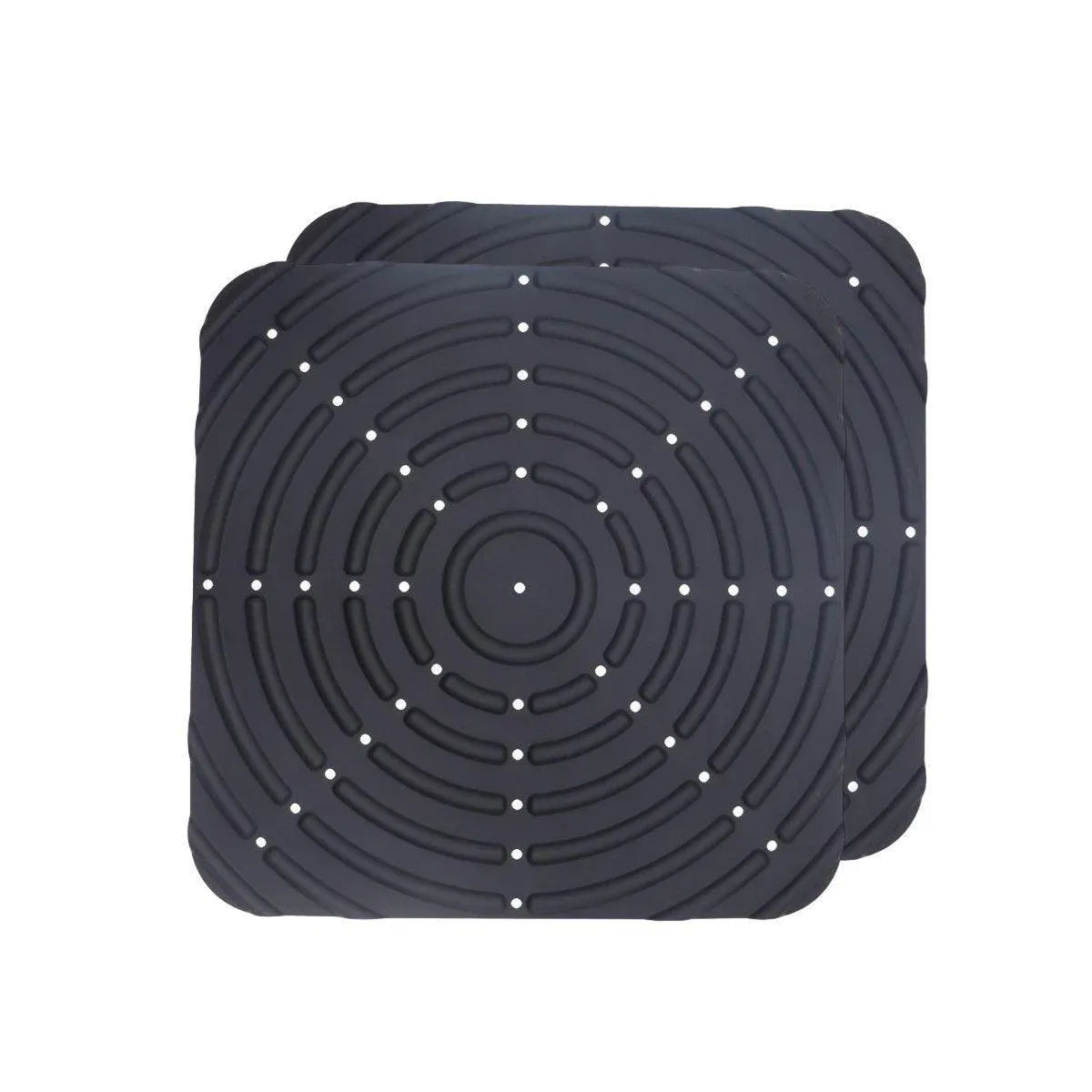 Premium Washable Silicone Chicken Nesting Box Bedding Mats - Black 2pcs