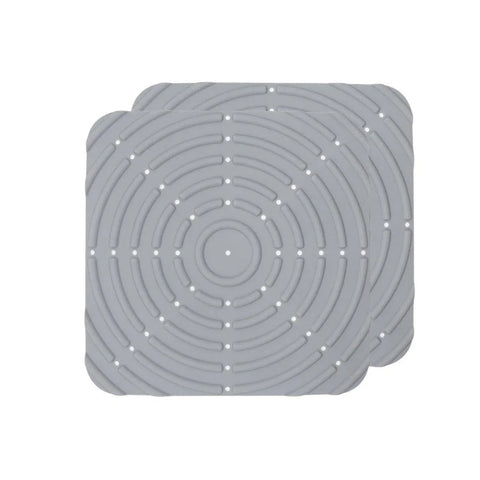 Premium Washable Silicone Chicken Nesting Box Bedding Mats - Grey 2pcs