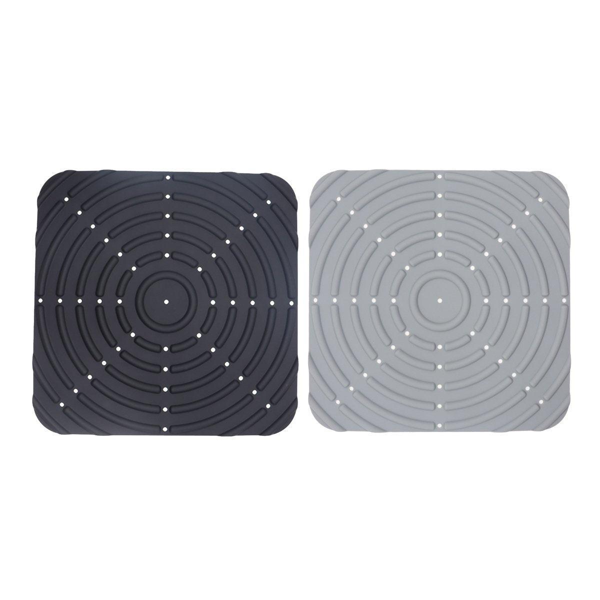 Premium Washable Silicone Chicken Nesting Box Bedding Mats - Grey 2pcs