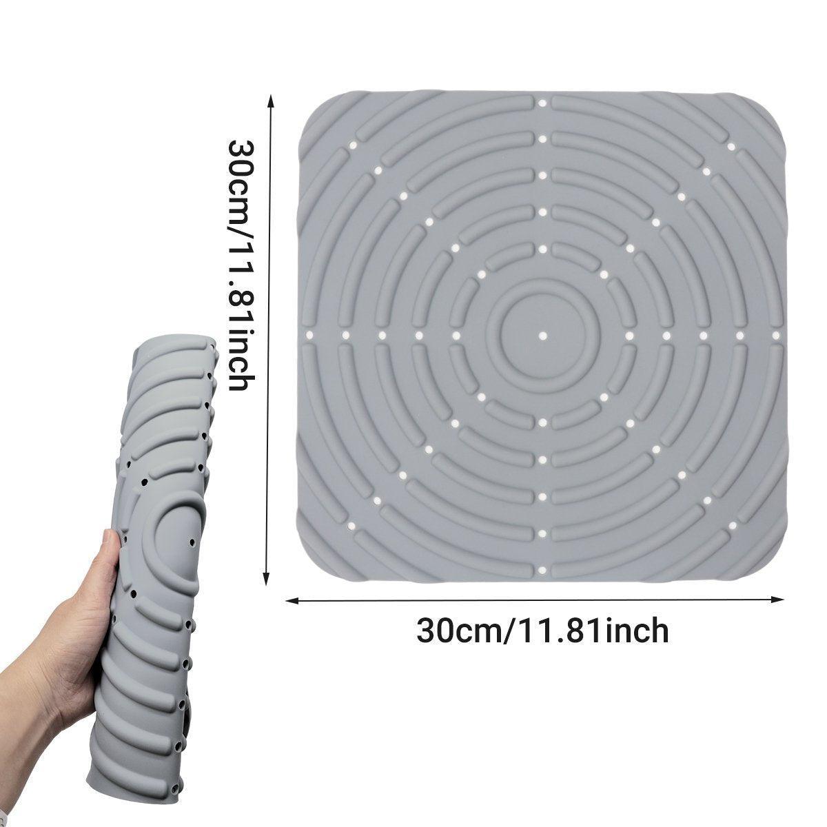 Premium Washable Silicone Chicken Nesting Box Bedding Mats - Grey 2pcs