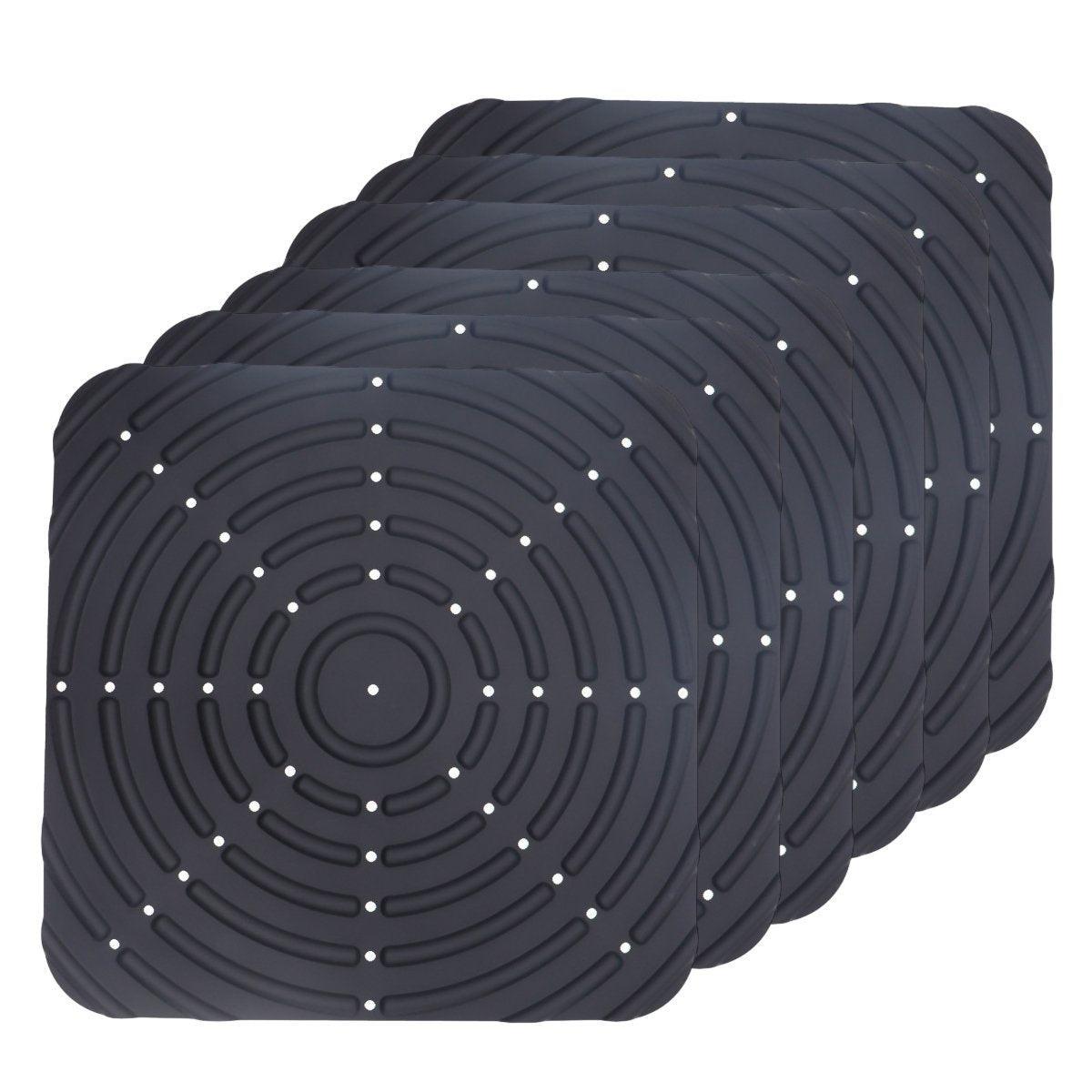 Premium Washable Silicone Chicken Nesting Box Bedding Mats - Grey 2pcs