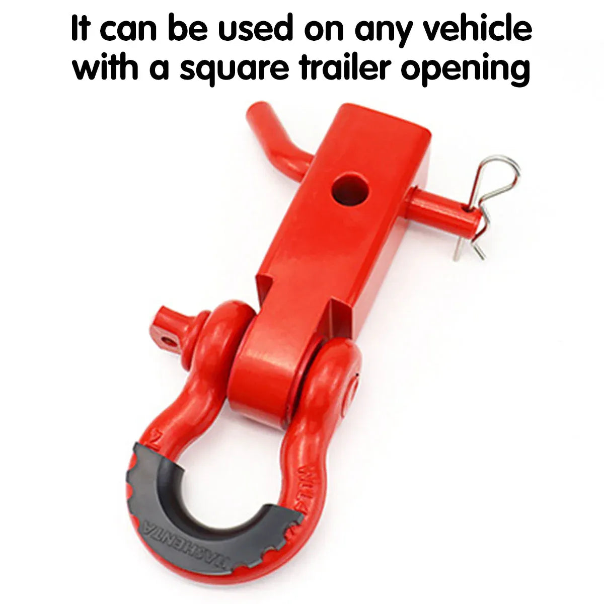 Premium Red Off Road Tow Hook Hitch Receiver Shackle