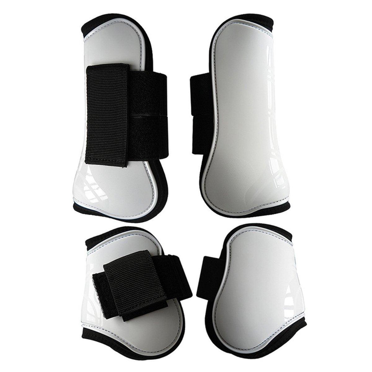 4pcs Show Jumping Horse Gaiters for Joint Protection - Brown, Large - SuperSaverAU - view 8