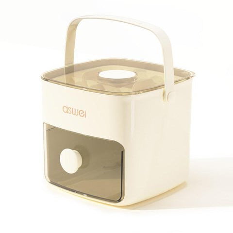 Portable Ice Cube Mould - 24-Cube Capacity, One-Touch Design, 6.69" x 6.69" x 5.51" - SuperSaverAU - view 1