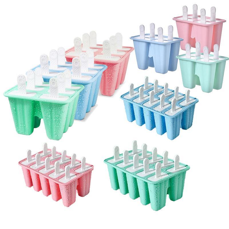 Premium Silicone Ice Cream Mould – Green 6 Grid