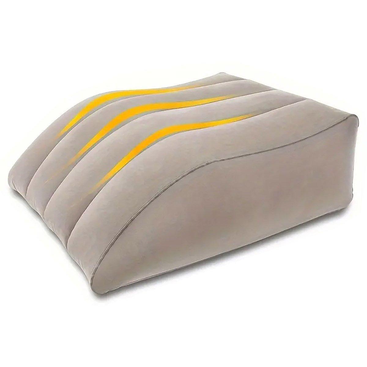 Premium Inflatable PVC Leg Pillow Wedge – Blue