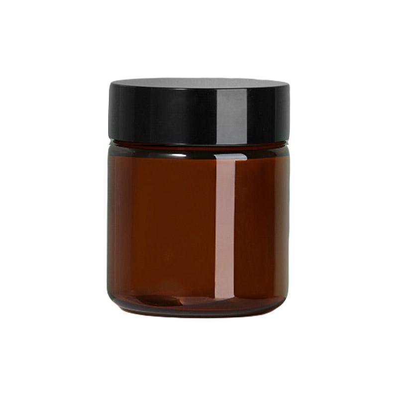 Premium 10pcs 120ml Frosted Brown PET Wide Mouth Cosmetic Bottles with Screw Lids