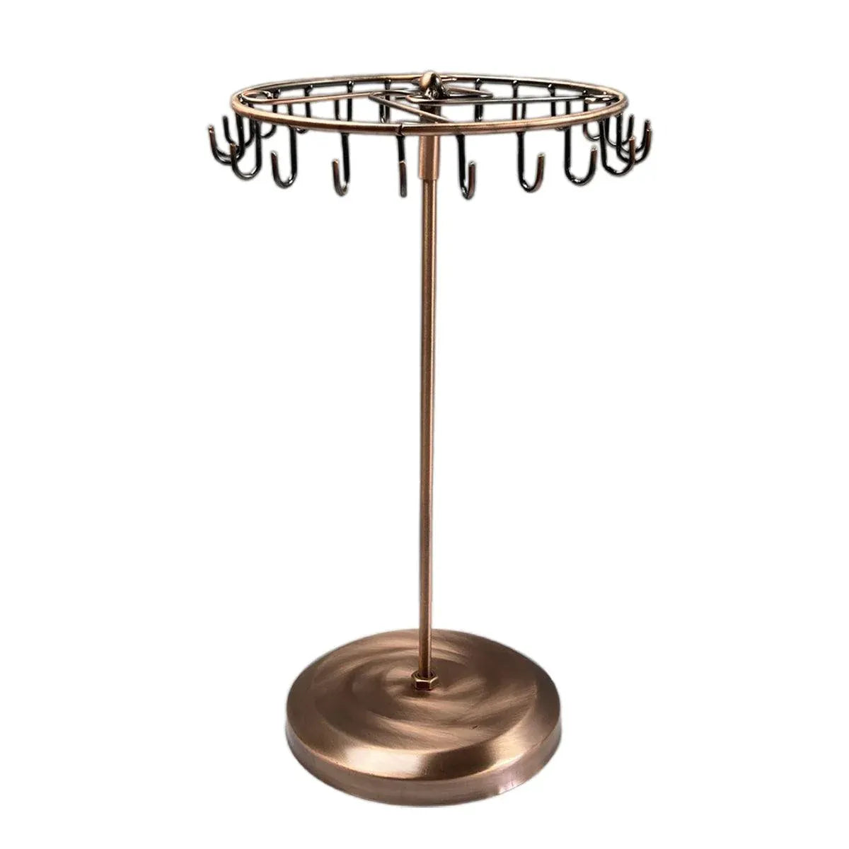 Premium Bronze Rotating Iron Jewellery Display Stand