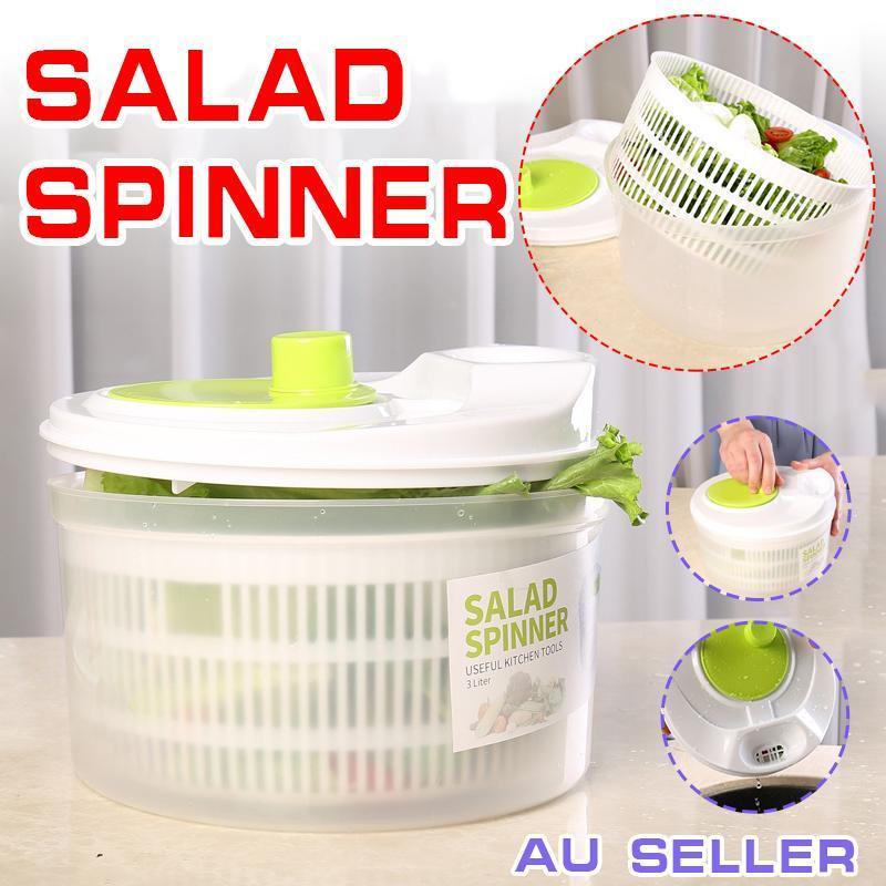 Premium 3L Salad Spinner – with Vegetable Washer Bowl