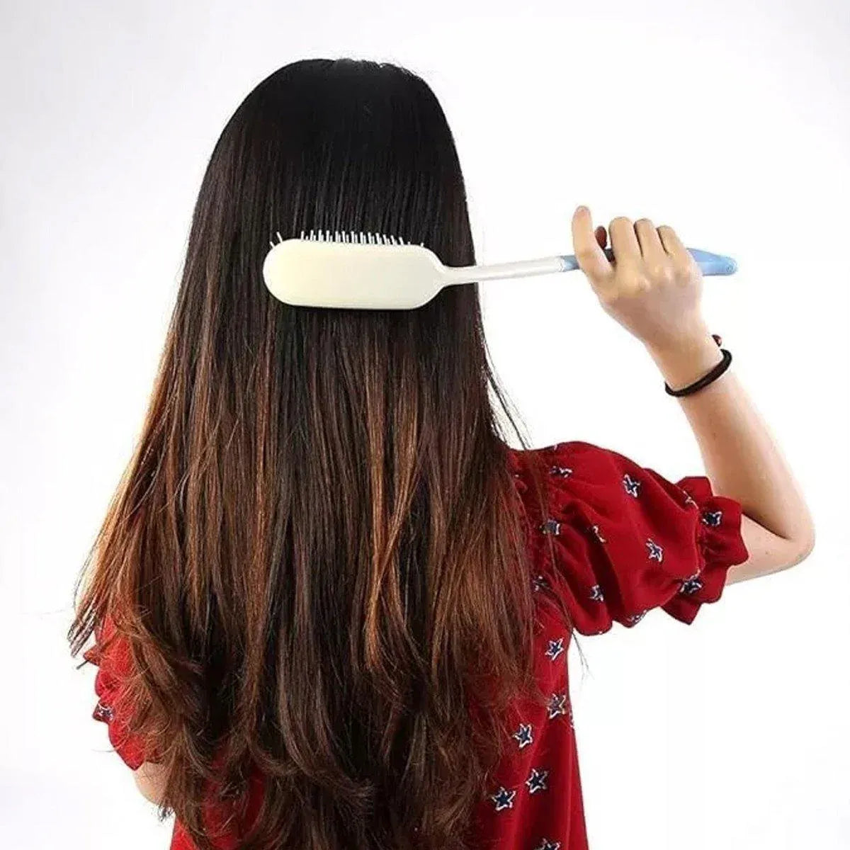 Premium Extra Long Handle Hair Comb and Brush for Elderly Limited Mobility Users