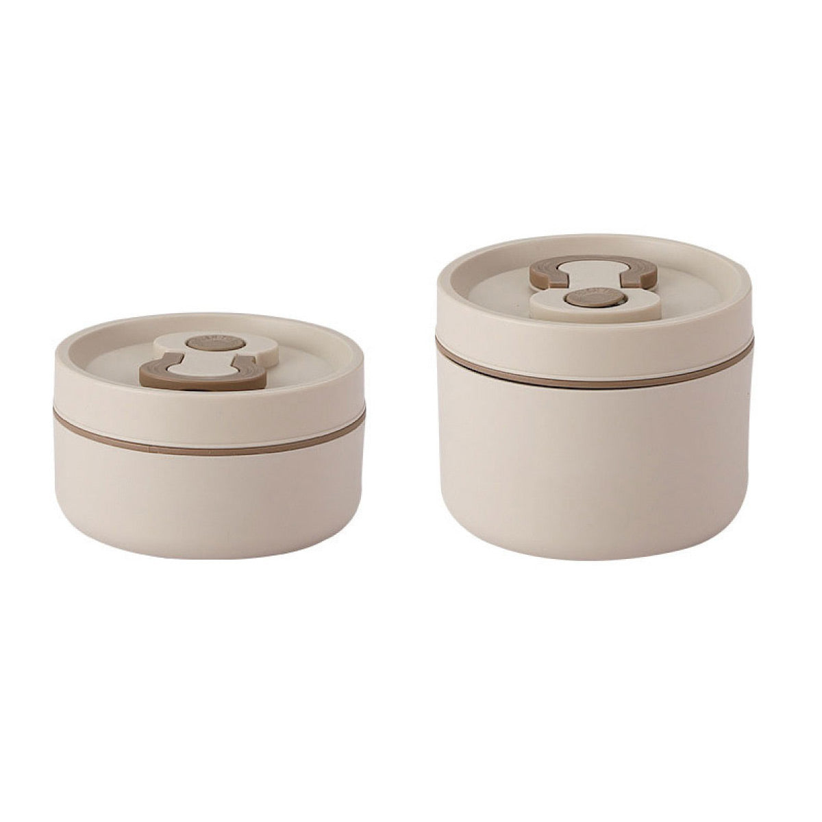 Premium Insulated Stainless Steel Lunch Container – Beige 350ml