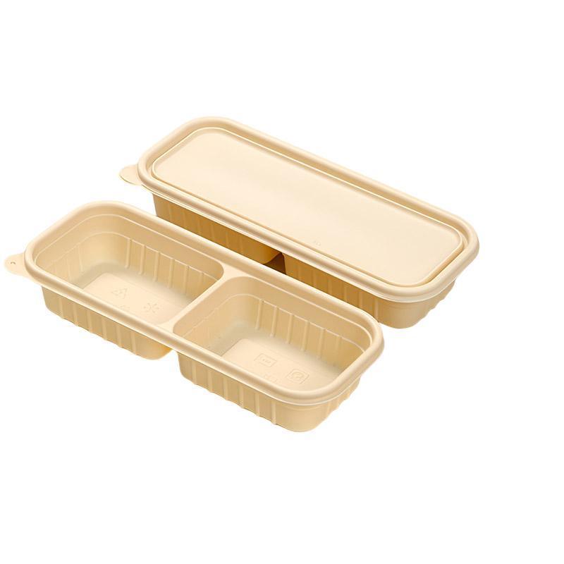 Biodegradable Corn Starch Meal Prep Containers Lids Durable Multi Compartment - C1 - SuperSaverAU - view 3