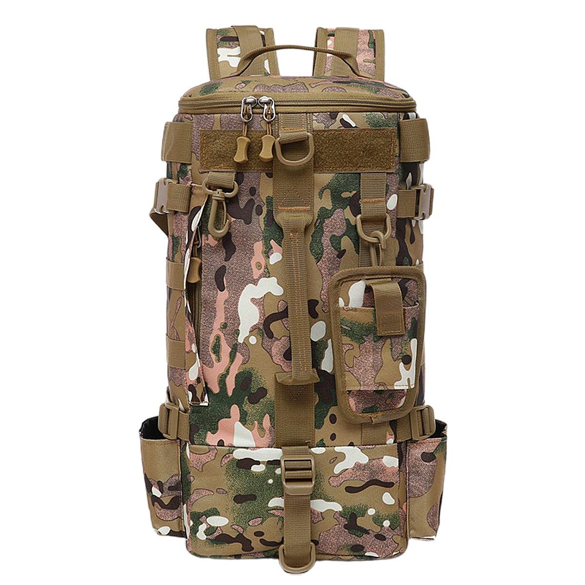 Waterproof Fishing Tackle Bag Large Capacity Multi Functional Shoulder Storage - Khaki Camouflage - SuperSaverAU - view 6