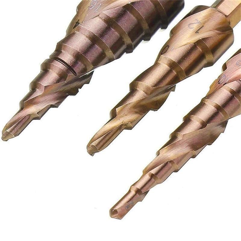 Premium HSS M35 Cobalt Step Drill Bit for Stainless Steel - 4-32mm