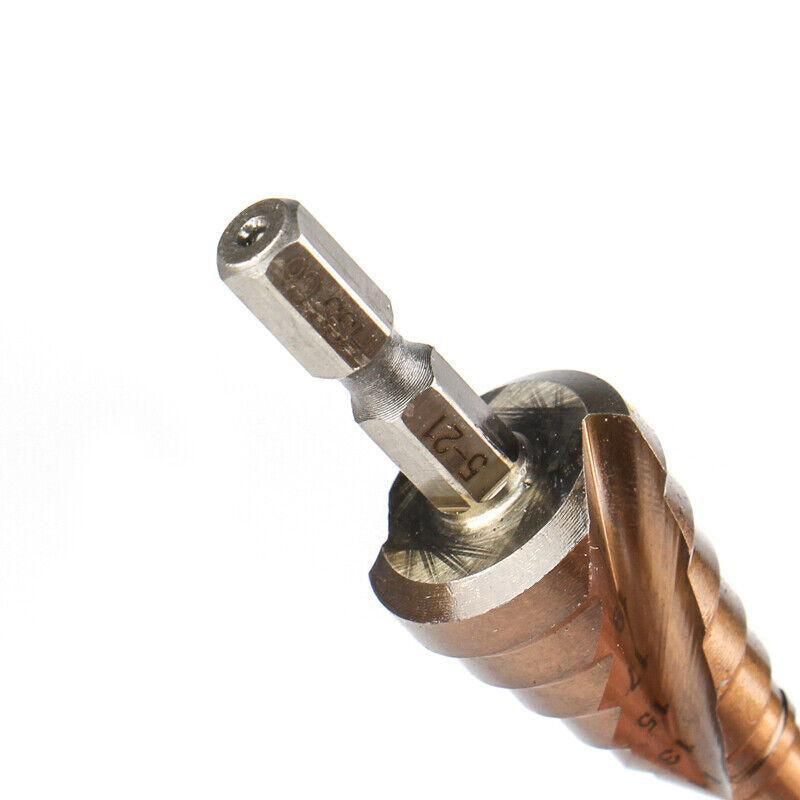 Premium HSS M35 Cobalt Step Drill Bit for Stainless Steel - 4-32mm