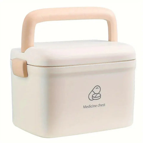 Premium Household Medicine Cabinet First Aid Storage Organiser with Carry Handle