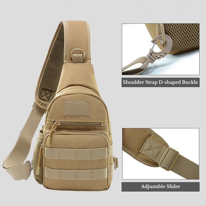 Premium Camouflage Crossbody Sling Bag – Adjustable Strap