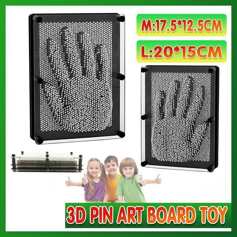 Premium 3D Metal Pin Art Board Toy – Medium 17.5 x 12.5cm