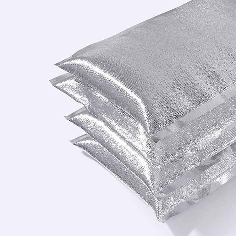Premium Aluminium Foil Insulated Food Storage Bags - 100 Pack, 20 x 30cm