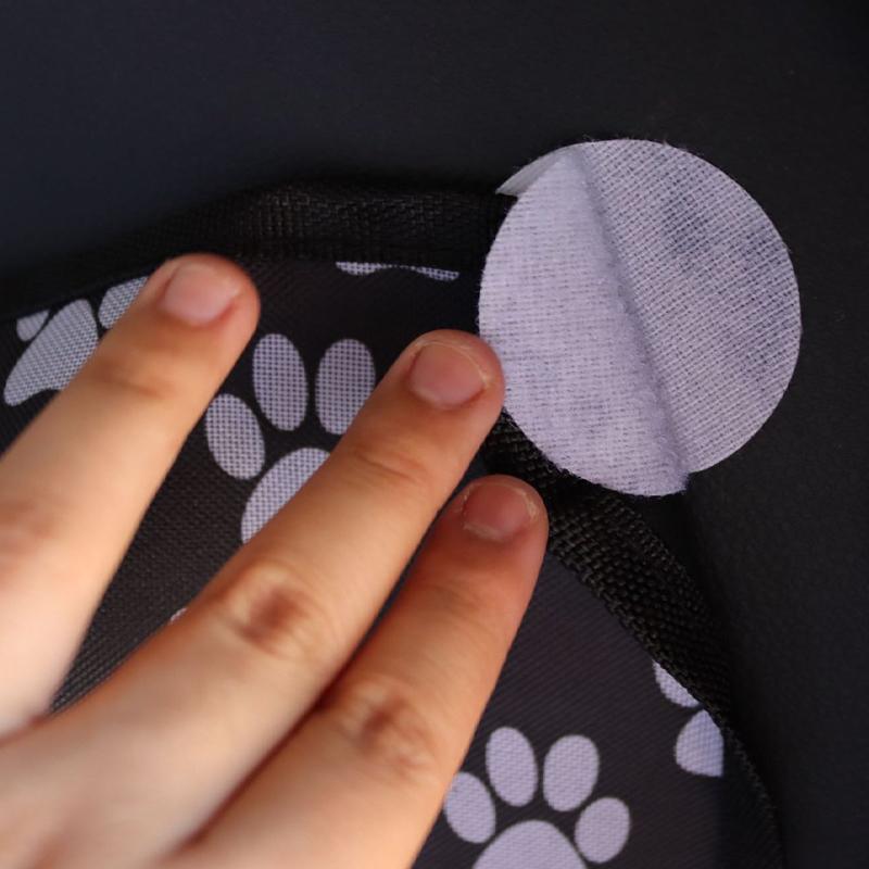 Premium Black Waterproof Pet Travel Hammock Rear Car Cover - Large