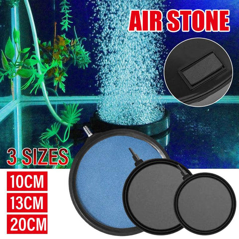 Air Bubble Disk Stone Aquarium Aerator 20cm - Safe Mineral Material, Hydroponics - SuperSaverAU - view 1