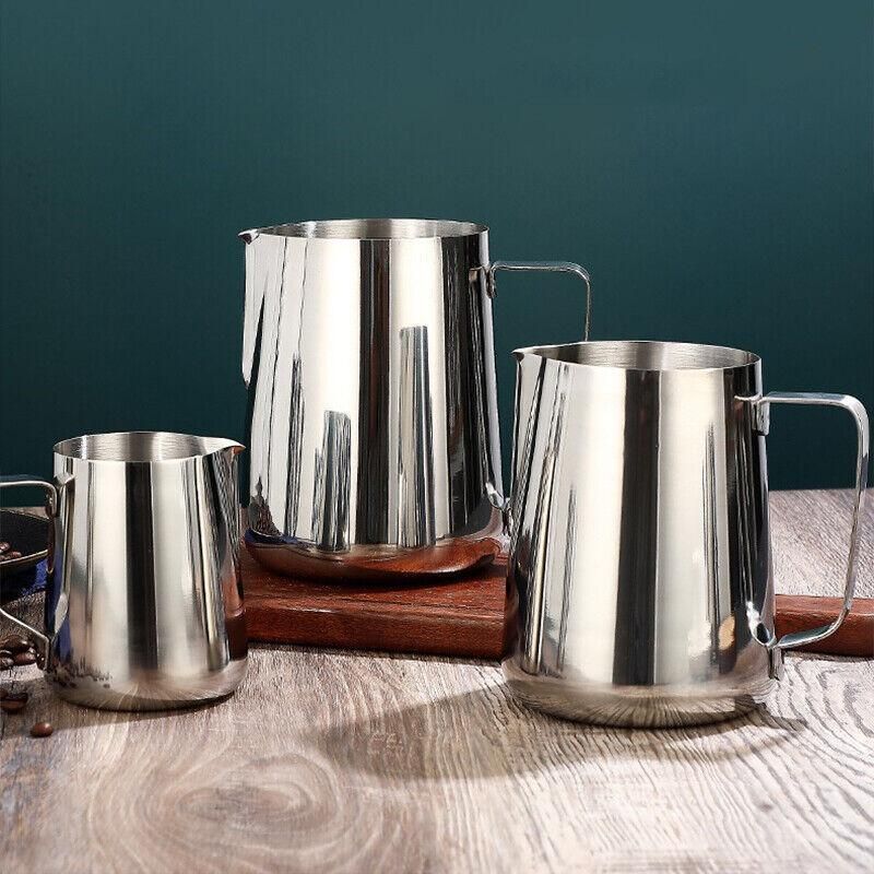 Premium Stainless Steel Milk Frothing Jug – Silver 600ml
