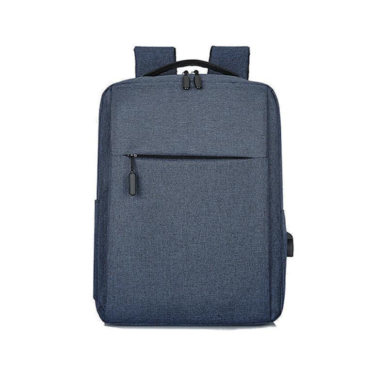 Waterproof Laptop Backpack Bag for Men Women School Travel Business Use - Grey 1 Zipper - SuperSaverAU - view 4