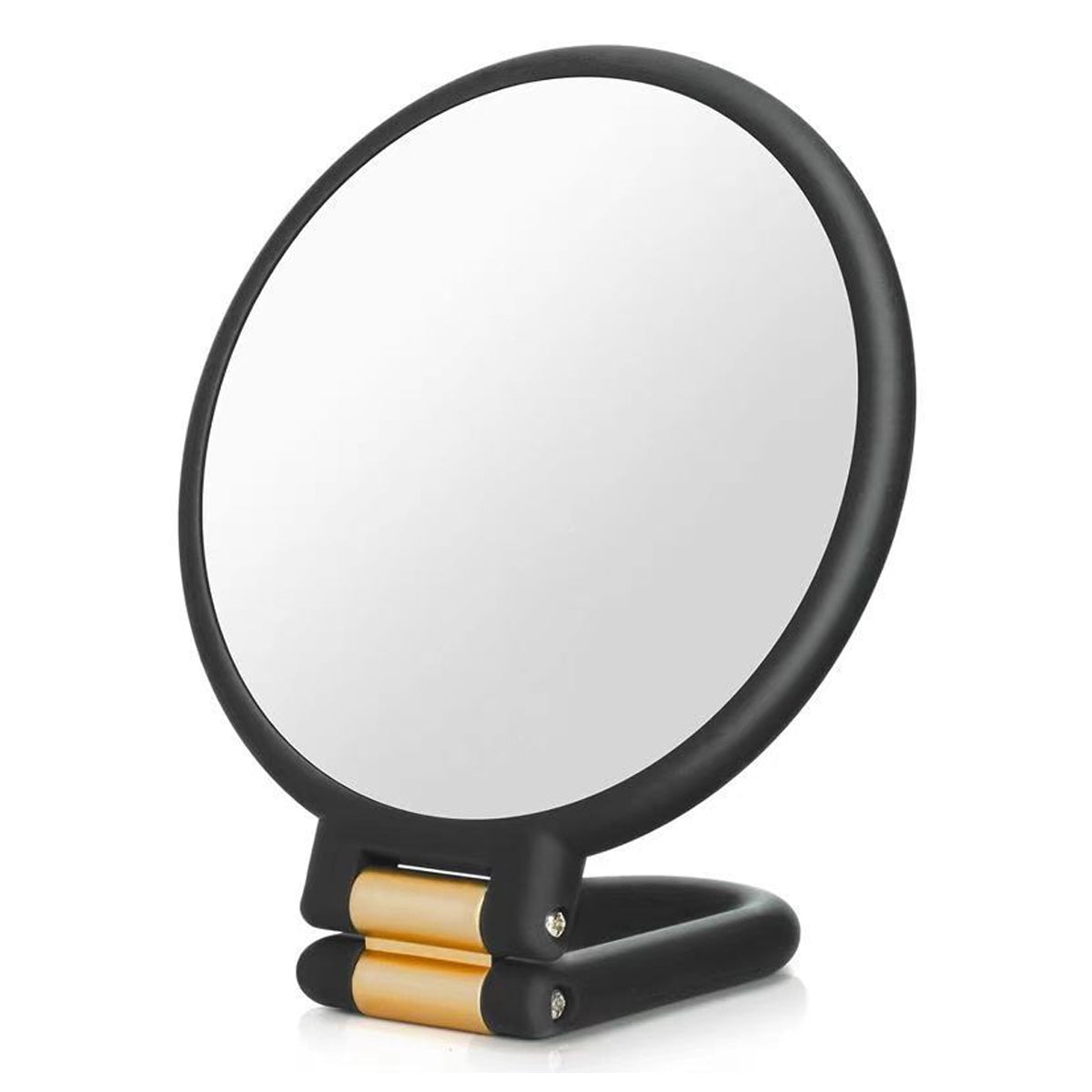 30X Magnifying Handheld Makeup Mirror - Compact Travel Tool, 12.5cm Black - SuperSaverAU - view 7
