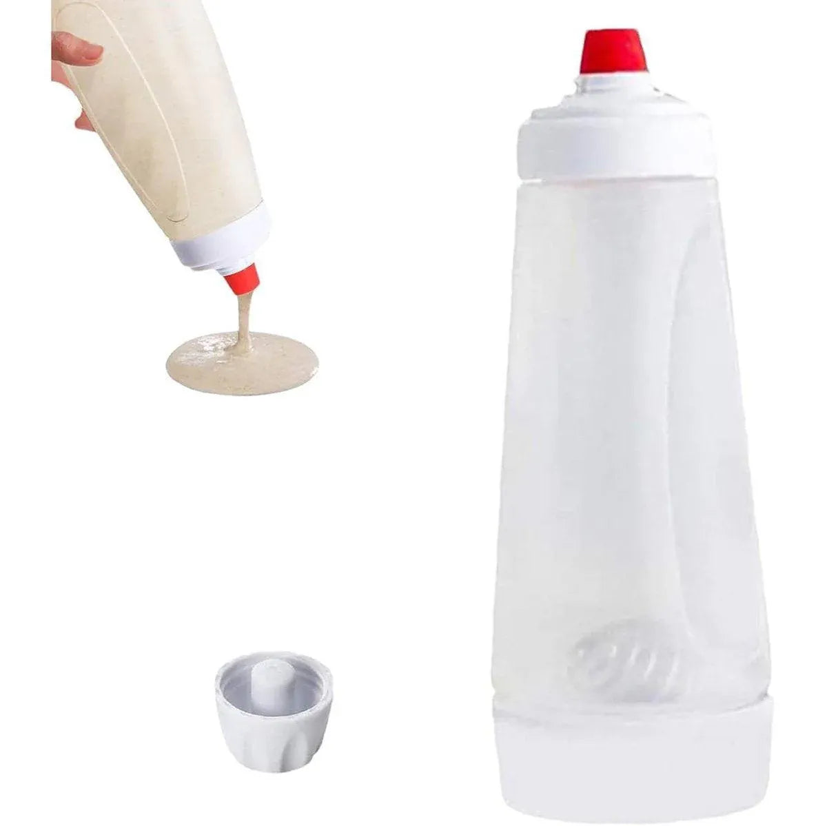 Premium 1000ml Batter Dispenser Mixing Bottle – with Scale