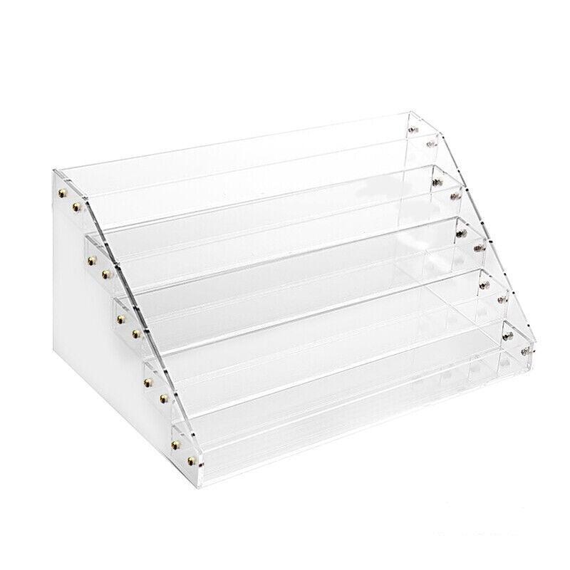 Premium Acrylic Nail Polish Storage Rack Display Stand for Makeup - Transparent - SuperSaverAU - view 7